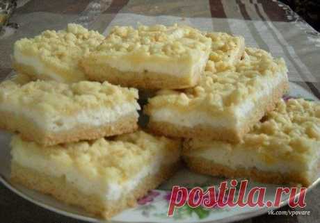 ТВОРОЖНЫЙ ПИРОГ - ОЧЕНЬ ВКУСНЫЙ, НЕЖНЫЙ И ЛЕГКИЙ | Банк кулинарных рецептов