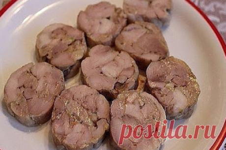 КОЛБАСА ДОМАШНЯЯ КУРИНАЯ БЫСТРОГО ПРИГОТОВЛЕНИЯ