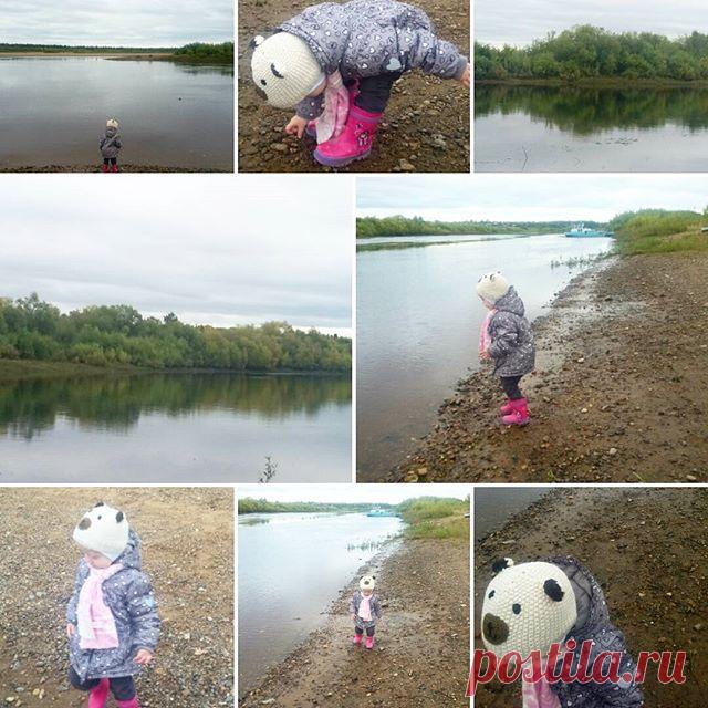 Любимое занятие - в речку камешки покидать ))) #Бибби #коми #троицкопечорск #печора