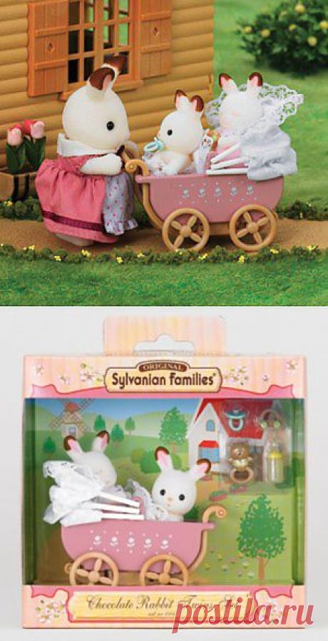 Набор "Двойняшки в коляске" Sylvanian Families, Sylvanian Families - myToys.ru, 520 руб.