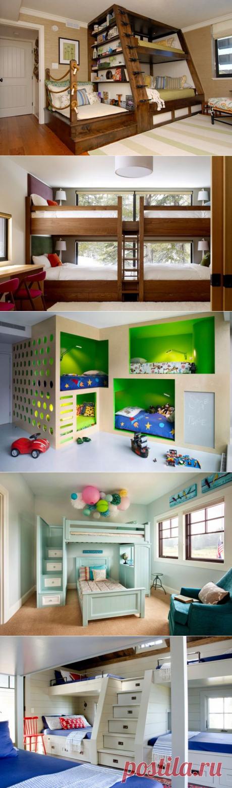 14 потрясающих идей обустройства двухъярусных кроватей | МОЙ ДОМ