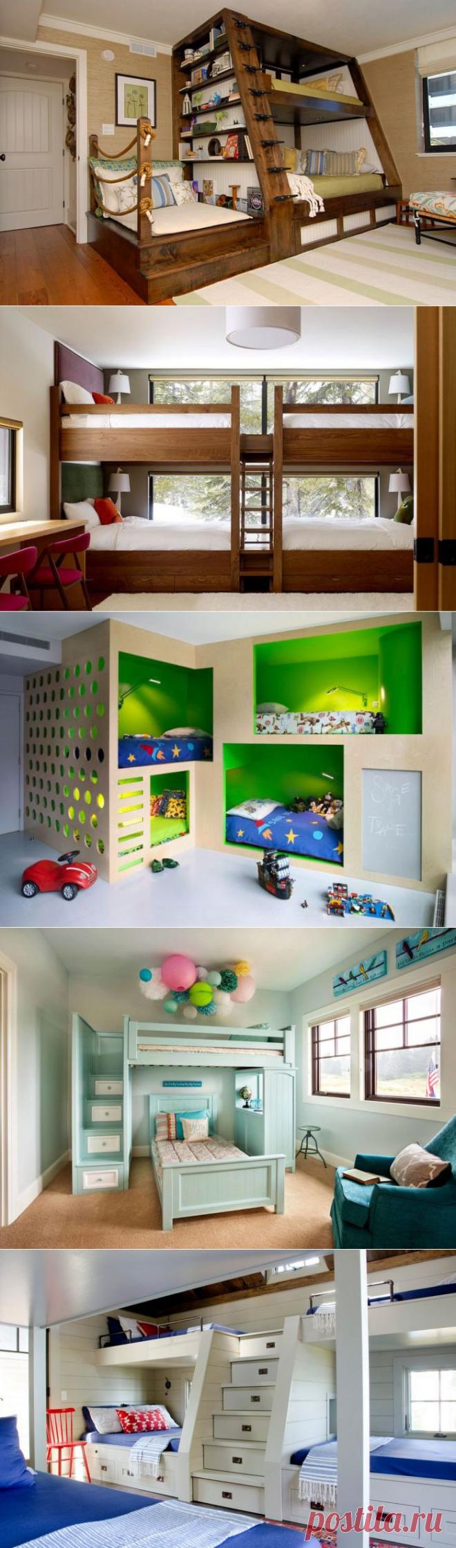 14 потрясающих идей обустройства двухъярусных кроватей | МОЙ ДОМ