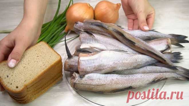 Шикарный ужин за копейки! Из минтая и хлеба готовлю вкусное блюдо