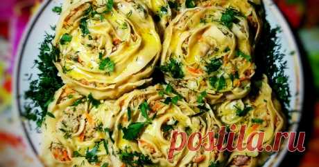 Мясные манты с картошкой