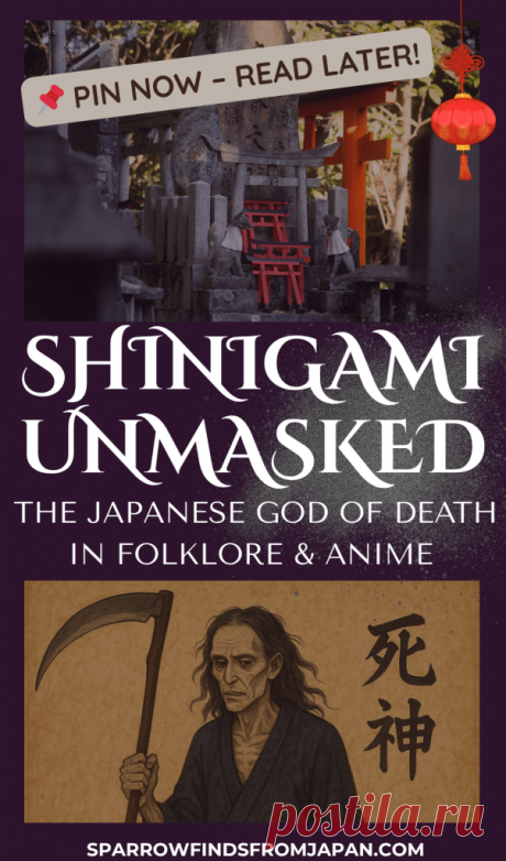Shinigami: Japanese God of Death in Myth & Anime - Sparrow finds from Japan