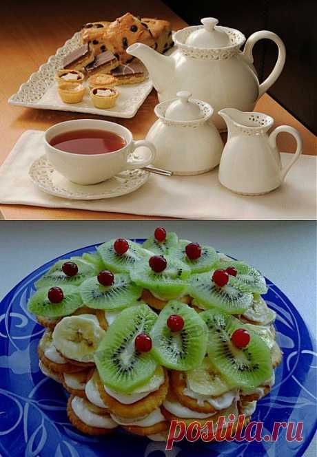К чаю: 3 самых быстрых десерта / Простые рецепты