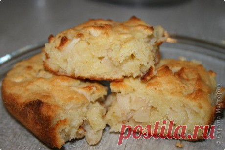 Обалденная шарлотка без муки и соды