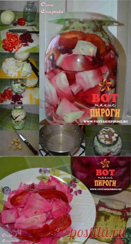 Соленая капуста быстрого приготовления | ВОТ ТАКИЕ ПИРОГИ
