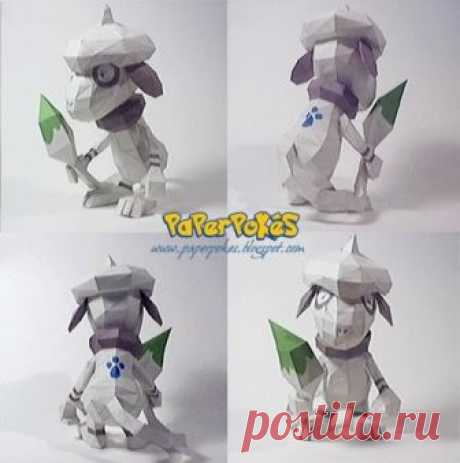 SMEARGLE - Pokémon Papercraft 235 / SMEARGLE  - Pokémon Papercraft Name:  Smeargle Type:  Normal Species:  Painter Pokémon Height:  1.2 m (3' 11") Weight:  58.0 kg (127.9...