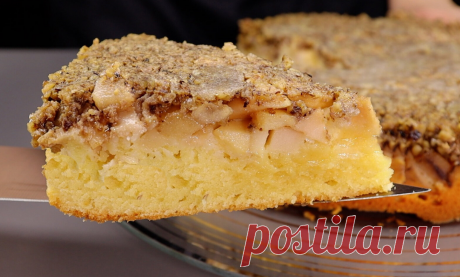 Простой и быстрый яблочный пирог Говорят, без пирога не будет душевного чаепития. Домашняя выпечка всегда сближает. Сегодня готовим простой яблочный пирог, на приготовление которого уходит максимум 15 минут, а остальное за вас...