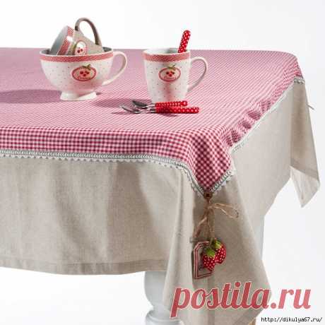 Красивые скатерти и дорожки для стола