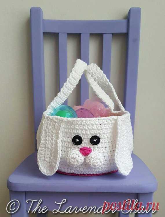 Вязание Easter Basket Бесплатные шаблоны -