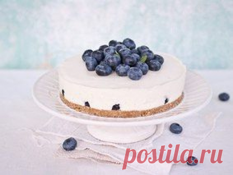Черничный йогуртовый торт без выпечки - tochka.net