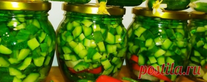 Заготовка огурцов для салатов! Маринованные огурцы для салатов - ...