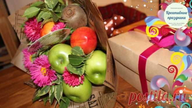 "Когда подарили съедобный букет!" Инструкция по использованию букета