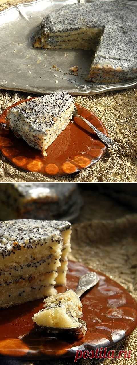 Как приготовить блюдо "сметанный торт с маком" - рецепт, ингридиенты и фотографии | sloosh