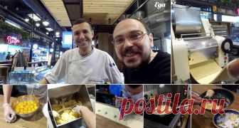 Как делают тортеллони Показывает Марат Корчагин, шеф корнера Pasta Mesto на гастромаркете Streat