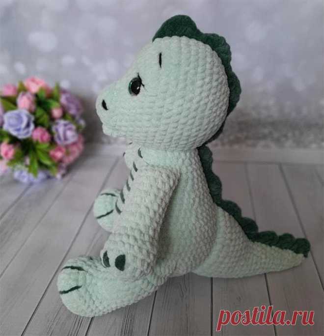 Дино крючком. Амигуруми схемы и описания. Автор: Ирина Гурина | IRINELY.ART