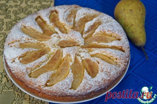 Пирог с грушами на дрожжевом тесте Кулинарный рецепт
