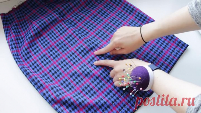 DIY _ Пошив юбки-карандаш со шлицей
