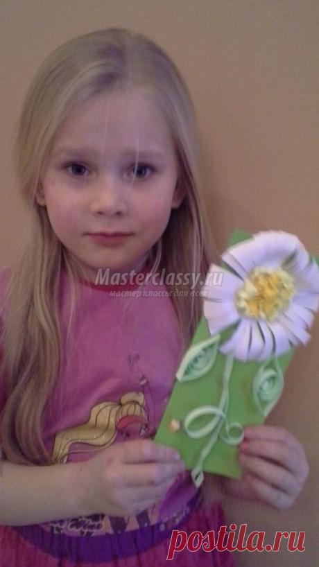 Аппликация из бумаги. Подарю я маме солнышко – цветочек. Мастер-класс с пошаговыми фото
