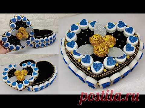 Easy way to make jewelry boxes from plastic bottle caps || Plastic bottle caps craft ideas handmade