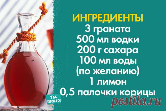 Рецепт наливки
