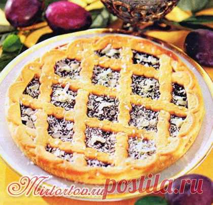 Cливовый пирог.
