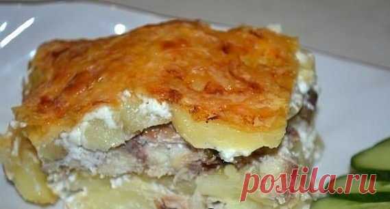 КАРТОФЕЛЬНАЯ ЗАПЕКАНКА СО СКУМБРИЕЙ  / Популярная медицина