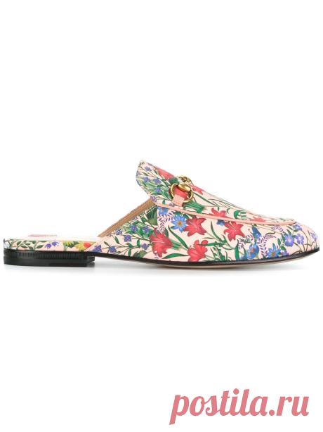 Gucci Мюли "Princetown New Flora" - Farfetch