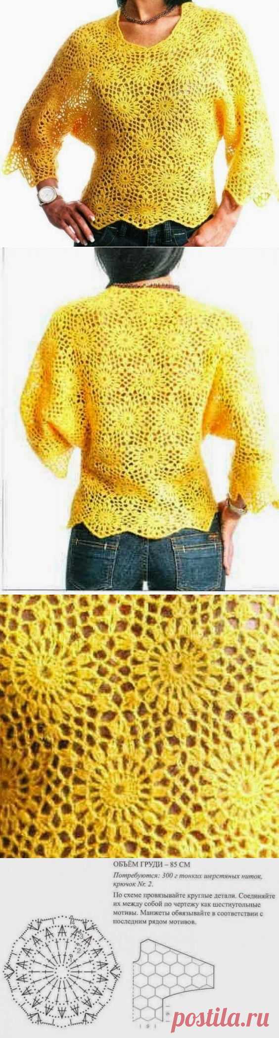Irish crochet &: BLOUSE