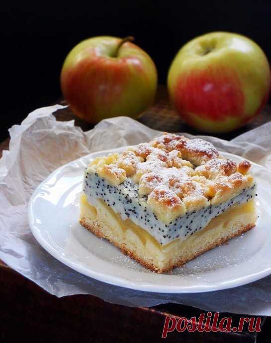 ​Яблочно-маковый пирог