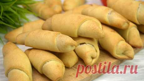 Рогалики с повидлом, которые готовлю не только в пост, но и в обычные дни. Делюсь полюбившимся рецептом | Готовим с Калниной Натальей | Яндекс Дзен