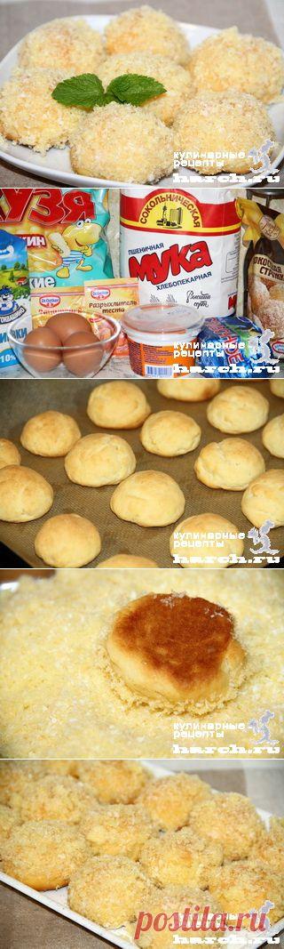 Пушистое печенье “Одуванчики” | Харч.ру - рецепты для любителей вкусно поесть