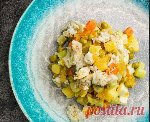 Оливье с муксуном рецепт – русская кухня: салаты. «Еда»