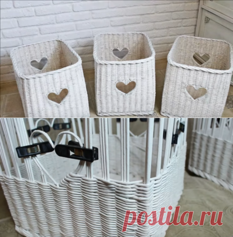 Корзинки, которые можно сделать за копейки