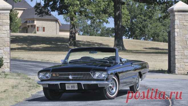 1966 Ford Thunderbird Кабриолет / W34 / Dallas 2012 / Аукционы Mecum 1966 Ford Thunderbird Кабриолет представлен как Серия W34 в Далласе, Техас