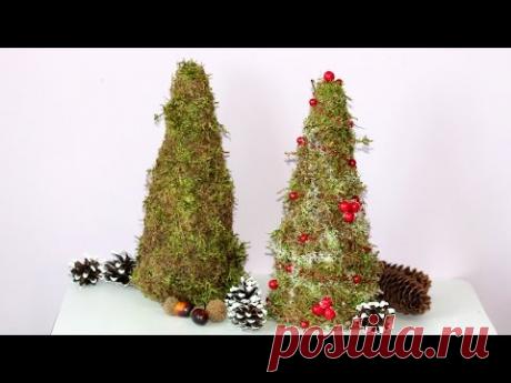 Елочка из мха. Новогодний мастер-класс