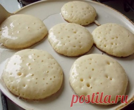 Пышные оладьи на кефире