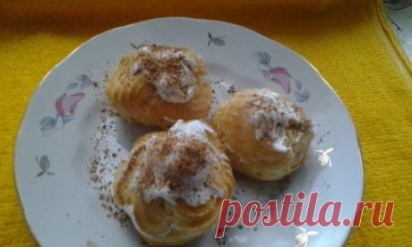 Пирожное Шу с белковым заварным кремом рецепт приготовления с пошаговыми фото