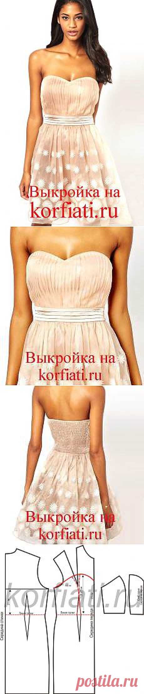 Как сшить платье из шифона -выкройка от ШКОЛЫ ШИТЬЯ Анастасии Корфиати