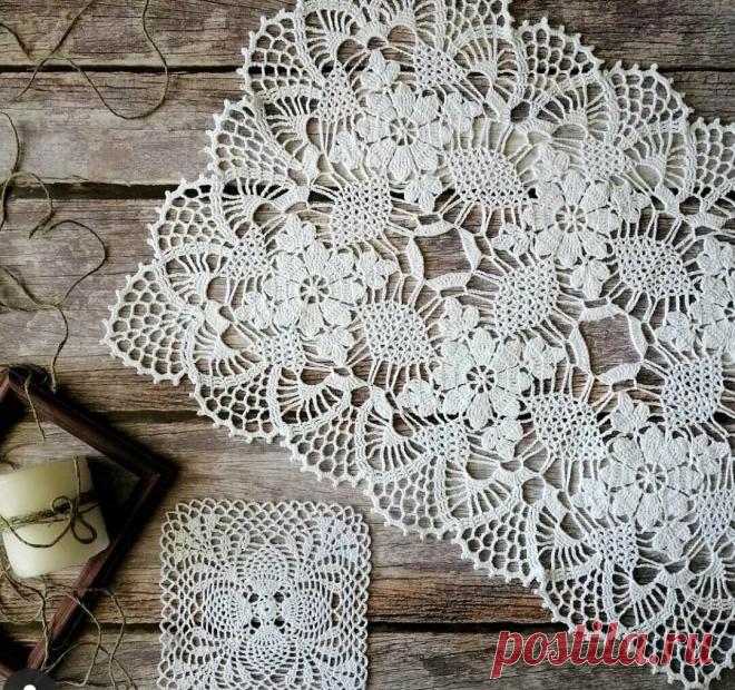 Шикарные салфетки из мотивов. Схемы. Мой ТОП-10🌺 | Oksana HandMade | Дзен