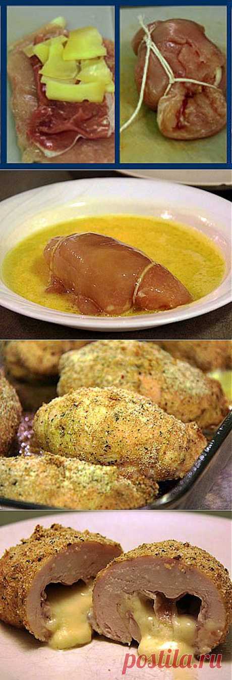 Рецепт фаршированных куриных грудок | Вкусный Домик