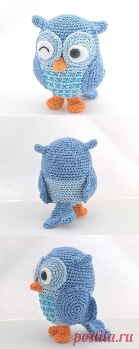 Совушка амигуруми