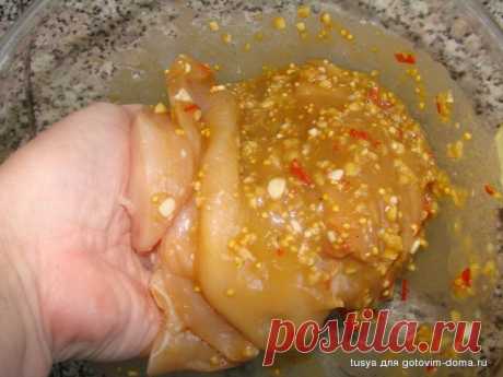 Самый удачный рецепт маринованного куриного филе. Нежнее и сочнее не бывает!