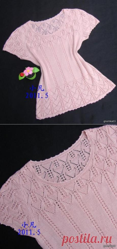 Розовая кофточка.