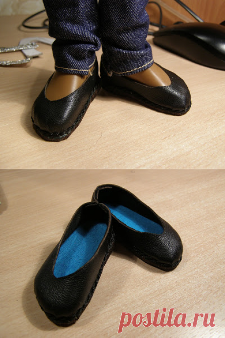 Бесколодочный метод изготовления обуви для кукол. Мастер-класс