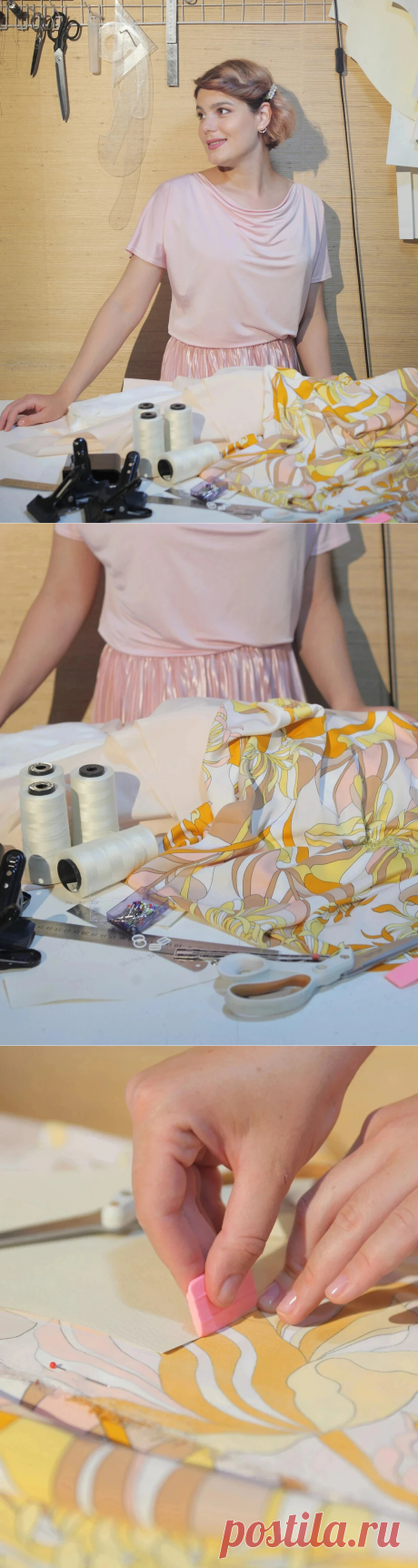 Симпатичные моменты в пошиве летнего платья. | Яна Левашова Дизайнер | Яндекс Дзен