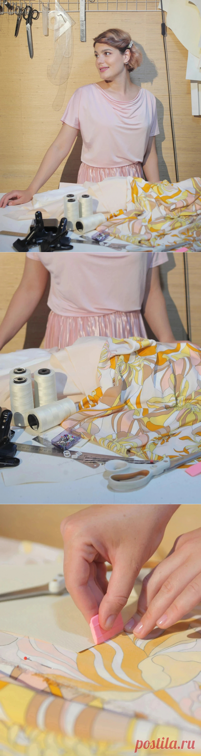 Симпатичные моменты в пошиве летнего платья. | Яна Левашова Дизайнер | Яндекс Дзен