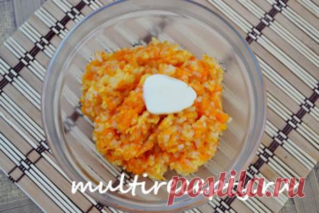 Тыквенная каша с рисом в мультиварке : рецепт с фото